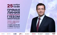 Прямая линия с губернатором Глебом Никитиным